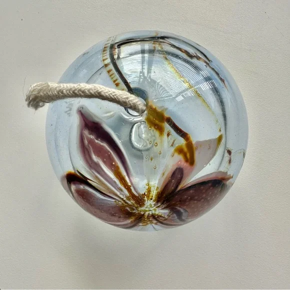 GLASSHOUSE Mount St Helens Ash Art Glass Paperweight Signed Eric Brakken ‘84 - Picture 2 of 11